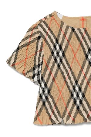 blusa in cotone check BURBERRY KIDS | 8100547B9368